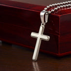 "I Love You Today, Tomorrow & Forever" Cross Necklace for Son