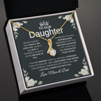 "To Our Daughter" Necklace – Gift from Mom & Dad