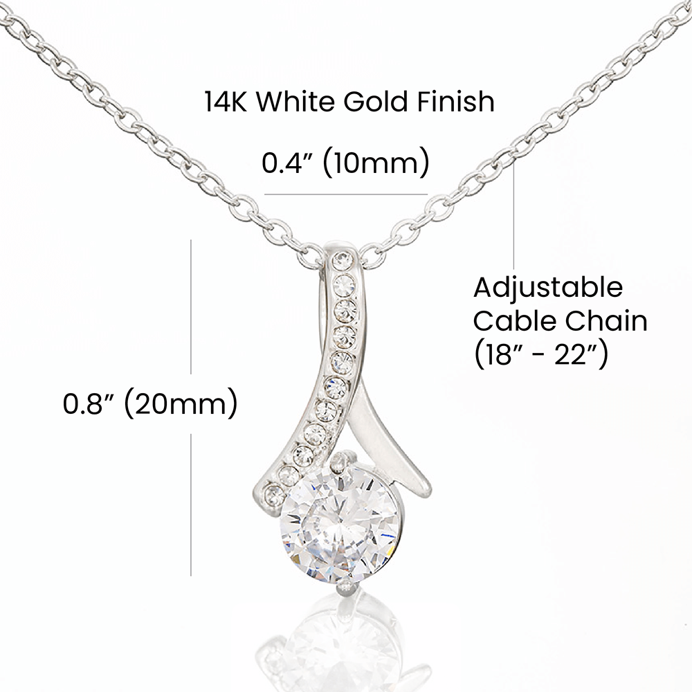 "To Our Daughter" Necklace – Gift from Mom & Dad