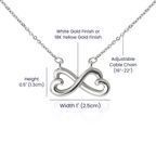 "To My Dearest Friend" Infinity Necklace