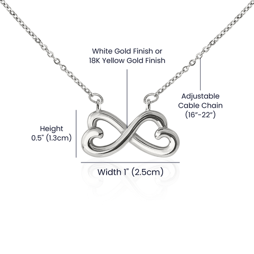 "To My Dearest Friend" Infinity Necklace