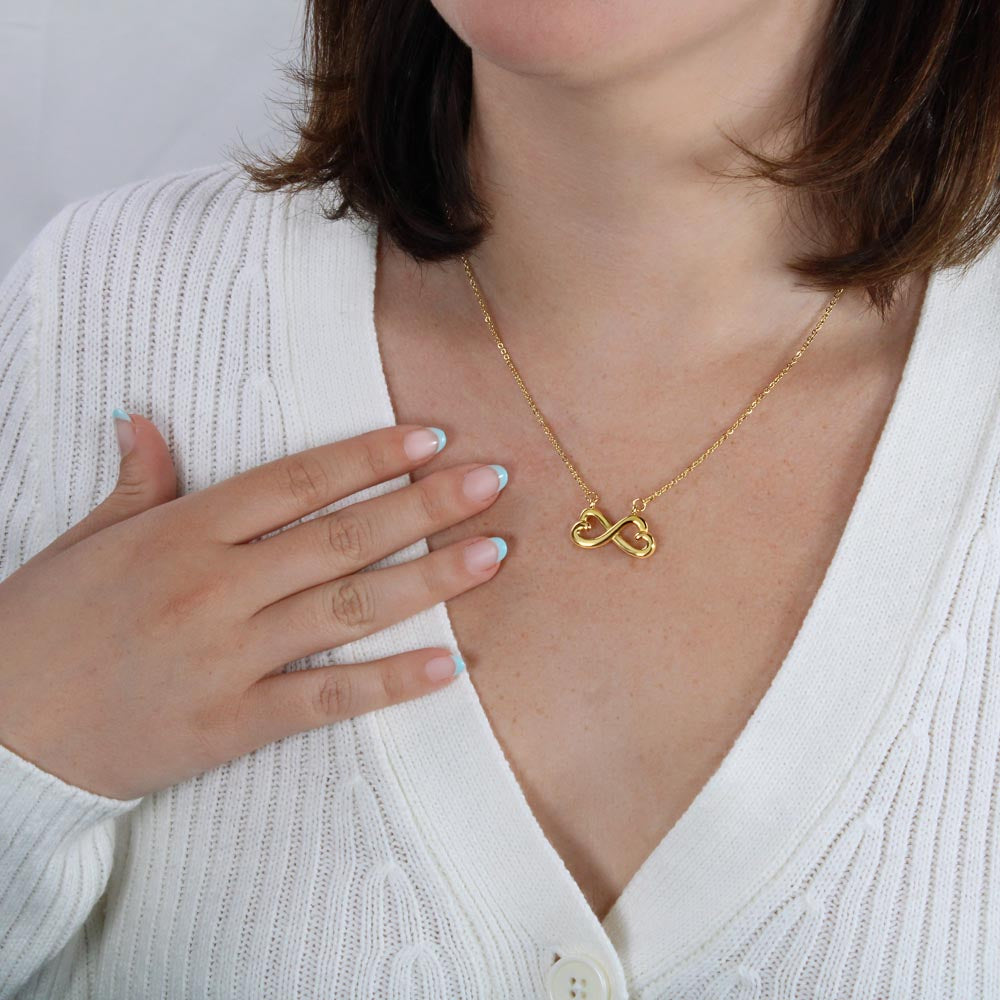 "To My Dearest Friend" Infinity Necklace