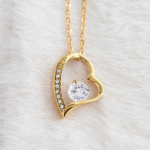 To My Beautiful Daughter Forever Love Necklace